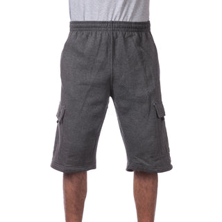 PROCLUB Men's Fleece Cargo Shorts (1Pc)
