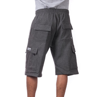 PROCLUB Men's Fleece Cargo Shorts (1Pc)