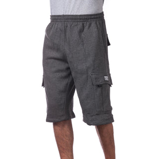 PROCLUB Men's Fleece Cargo Shorts (1Pc)