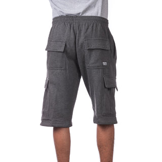 PROCLUB Men's Fleece Cargo Shorts (1Pc)