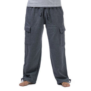 PROCLUB Men's Heavyweight Fleece Cargo Pants (1Pc)