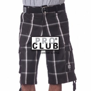 PROCLUB Men's Twill Cargo Shorts Big Size 44"- 64" (1Pc)