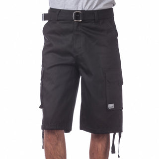 PROCLUB Men's Twill Cargo Shorts Regular Size 30"- 42" (1Pc)