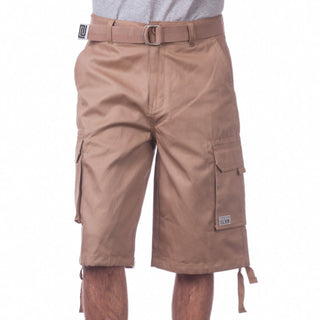 PROCLUB Men's Twill Cargo Shorts Regular Size 30"- 42" (1Pc)