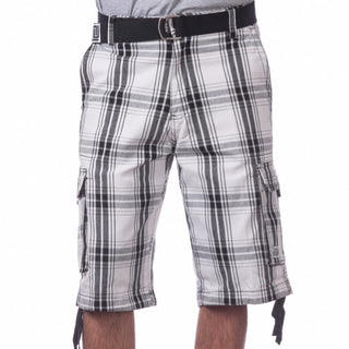 PROCLUB Men's Twill Cargo Shorts Regular Size 30"- 42" (1Pc)