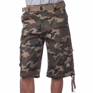 PROCLUB Men's Twill Cargo Shorts Regular Size 30"- 42" (1Pc)