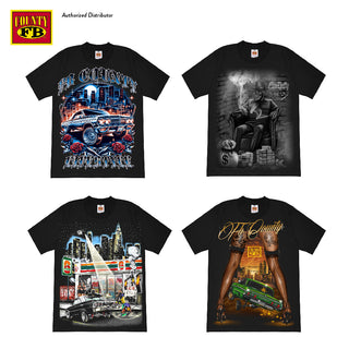 FB COUNTY Graphic Designed Shirts Hard Hard T-Shirts (1 Pc)