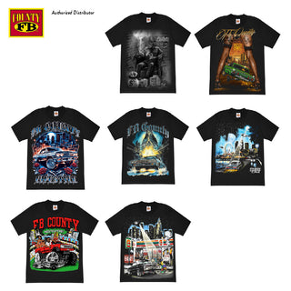 FB COUNTY Graphic Designed Shirts Hard Hard T-Shirts (1 Pc)