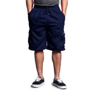 DREAM-USA Men's Fleece Cargo Shorts (1Pc)