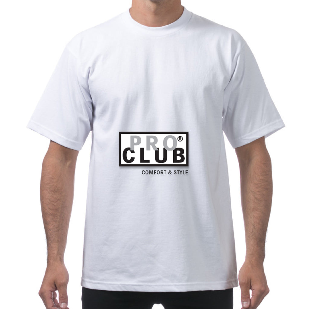 PROCLUB Men's Heavyweight Short Sleeve Tee Regular Size (1 Dozen ...