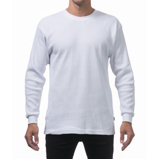 PROCLUB Men's Heavyweight Thermal Long Sleeve Tee Regular Size (1Pc)