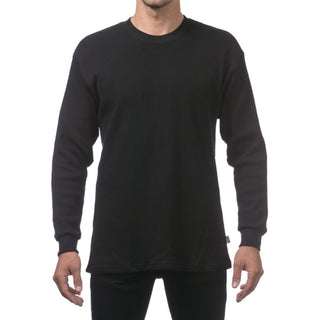PROCLUB Men's Heavyweight Thermal Long Sleeve Tee Regular Size (1Pc)