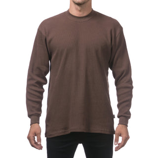 PROCLUB Men's Heavyweight Thermal Long Sleeve Tee Regular Size (1Pc)