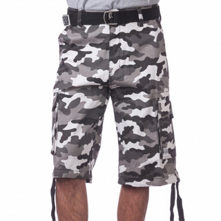 PROCLUB Men's Twill Cargo Shorts Regular Size 30"- 42" (1Pc)