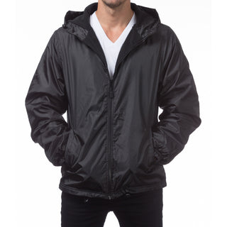 PROCLUB Men's Fleece Lined Windbreaker Jacket (1Pc)