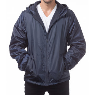 PROCLUB Men's Fleece Lined Windbreaker Jacket (1Pc)