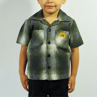 FB County Kid's Wool Checkered Short Sleeves Shirts (1Pc)
