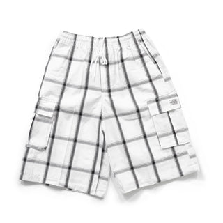 Shaka-Wear Men's Loose Fit Plaid Shorts (1Pc)