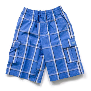 Shaka-Wear Men's Loose Fit Plaid Shorts (1Pc)