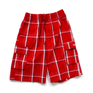 Shaka-Wear Men's Loose Fit Plaid Shorts (1Pc)