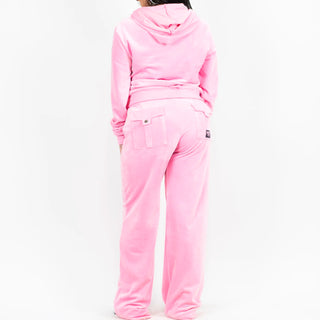 FB County Women's Rhinestone Velour Tracksuit (1 Set)