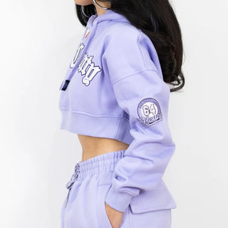 FB County Cropped Old School Hoodie (1 Pc)